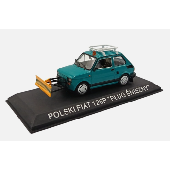 Fiat 126p pług śnieżny - skala 1:43 - Hachette